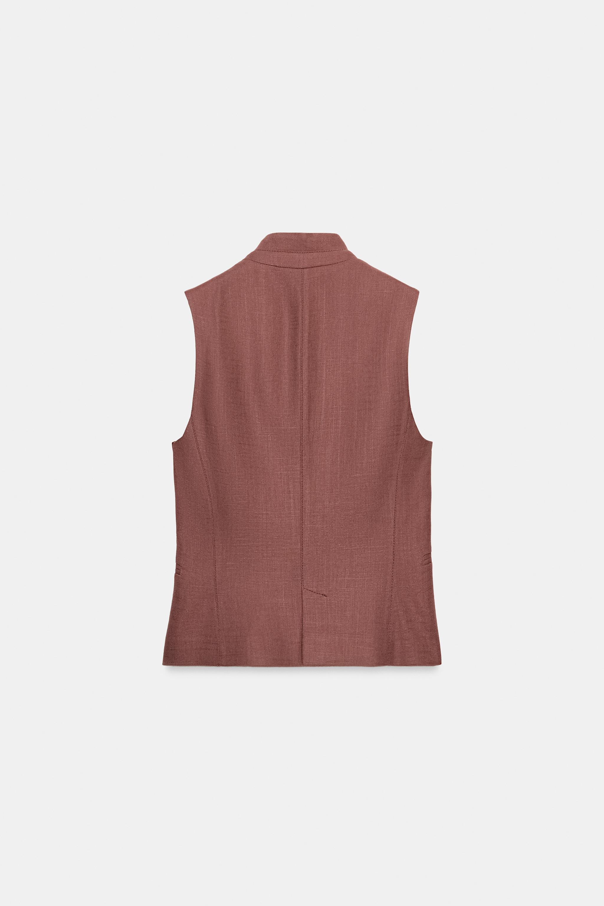 GILET EN LIN